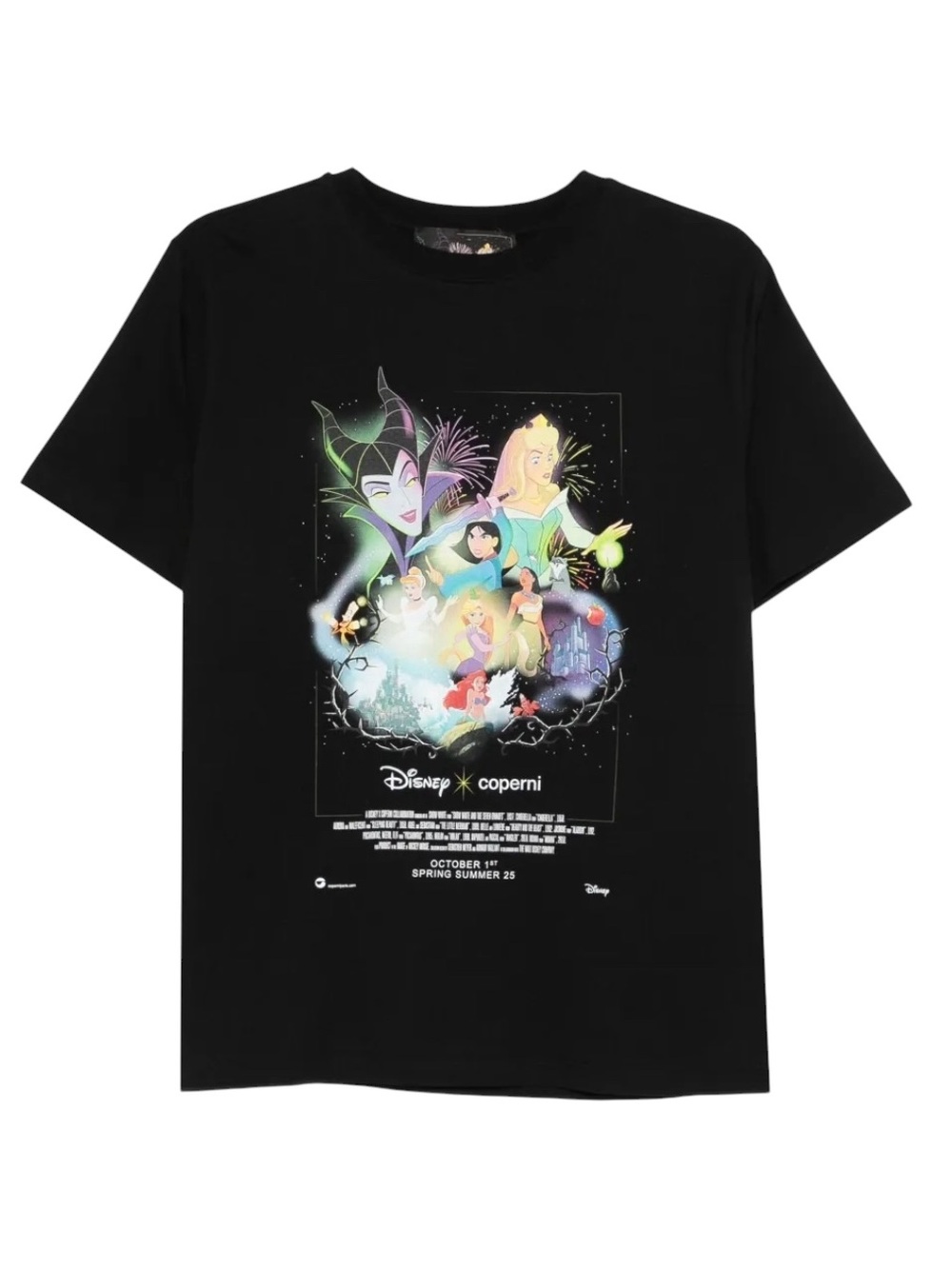 RARE COPERNI x DISNEY Collector Black & Multicolored Graphic T-shirt